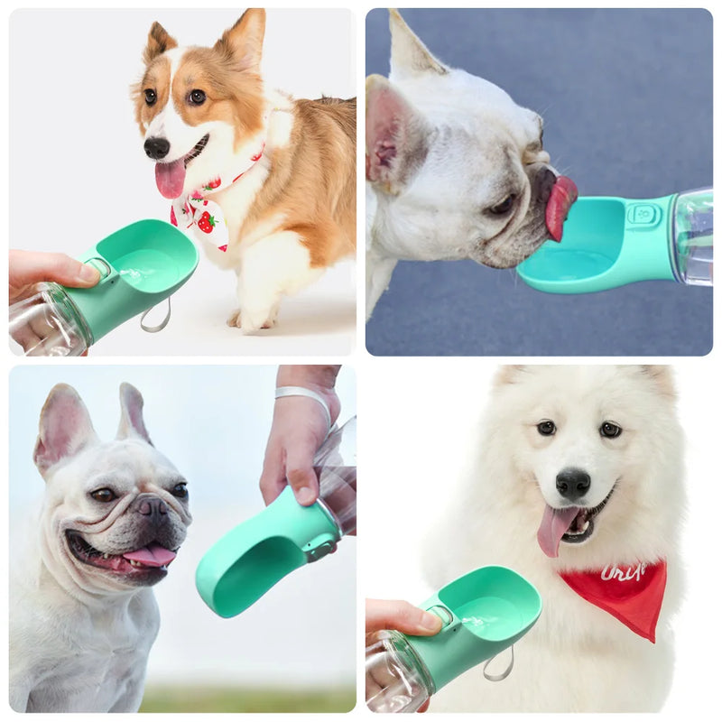 PetDrink – Garrafa Portátil com Bebedouro para Pets